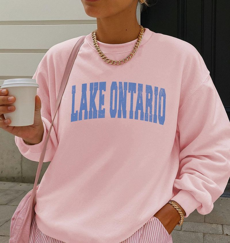 Lake Ontario Sweatshirt Vintage Distressed Ontario Shirt – image 10