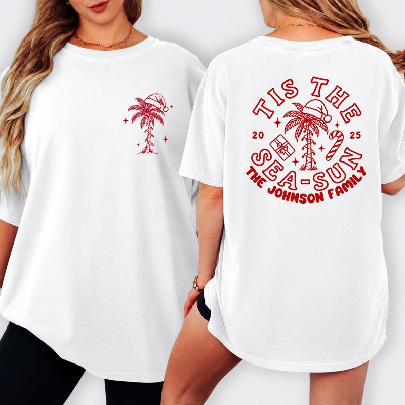 Custom Tis The Sea Sun Shirt