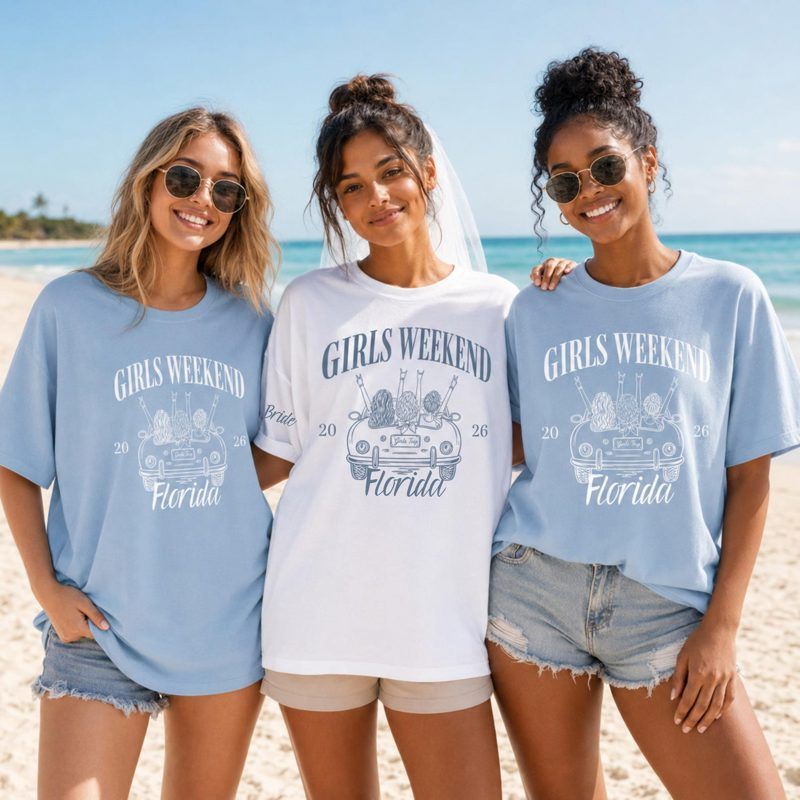 Bacholerette Custom Girls Weekend Shirt