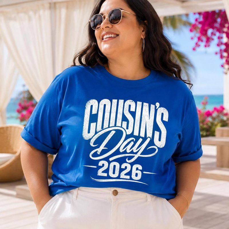 Plus Size Matching Cousins Trip Shirt,Family Beach Vacation Tee