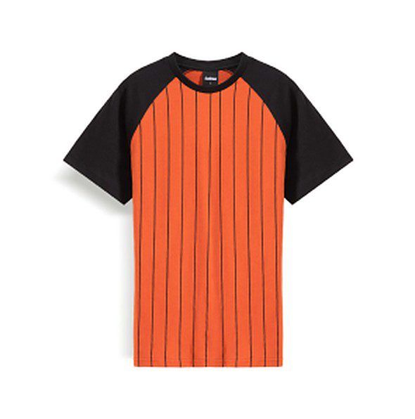 Sleeve Striped T-shirt